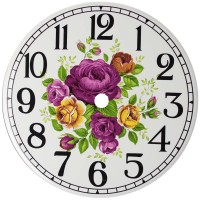 Ceramic Clock Village Rose 