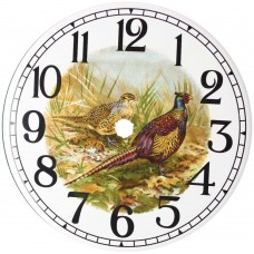 Ceramic Clock Pheasant 