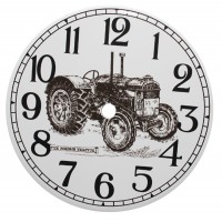 Ceramic Clock Tile Fordson Tractor 