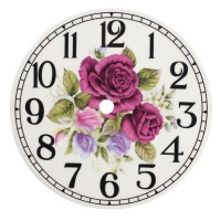 Rose Clock Tile